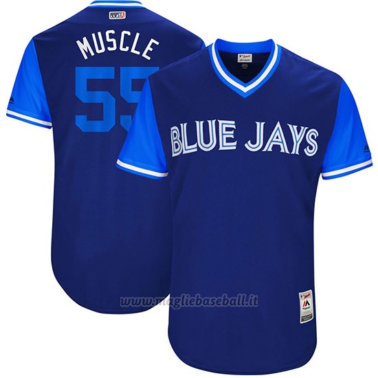 Maglia Baseball Uomo Toronto Blue Jays 2017 Little League World Series Russell Martin Royal